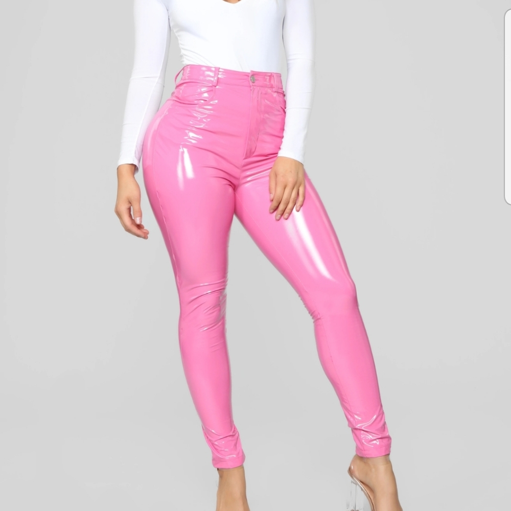 NWT Fashion Nova Skinny Vinyl Pants